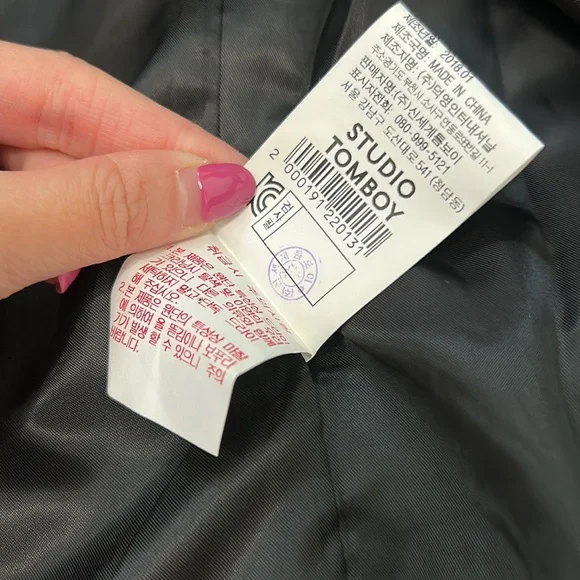 STUDIO TOMBOY HOUNDSTOOTH BLAZER - Picture 6 of 10